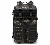 GKXLH Zaino Tattico - 45L Zaino tattico militare per uomini donne, Tessuto Oxford 900D Esercito tattico Bug Out Bag Zaino Daypack, Borsa tattica per militari, escursionismo, pesca, campeggio Nero CP