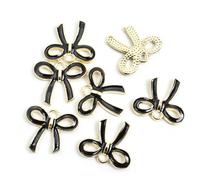 GKYQVE 100Pcs Farfalla Fiocchi Ornamento Bowknot Collana Pendente Facile Da Attaccare Ornamenti Per Acconciature E Abbigliamento Ornamento, Misura unica, come descritto, come descritto