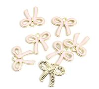 GKYQVE 100Pcs Farfalla Fiocchi Ornamento Bowknot Collana Pendente Facile Da Attaccare Ornamenti Per Acconciature E Abbigliamento Ornamento, Misura unica, come descritto, come descritto
