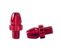 GKYQVE 2Pcs 10mm Leve Freno Barili Maniglia Regolazione Viti di Fissaggio Leghe di Alluminio Bici Regolatore Vite Maniglia Regolatore