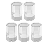 GKYQVE 5Pcs Bambole Giocattolo Espositore Stand Per Gli Appassionati di Giocattoli Minifigure Vetrina Pratica Action Figure Organizzatori di Stoccaggio Stand Display