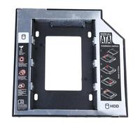 GKYQVE adattatore di alluminio di Caddys degli HDD di 9.5mm 12.7mm per la baia ottica del computer portatile con la dissipazione di calore Enhanceds