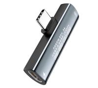 GKYQVE Adattatore di conversione USB C 3.2 60W Power Delivery Supporta la ricarica rapida e la trasmissione dei dati per ufficio scuola viaggi materiali in alluminio