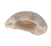 GKYQVE Bachelorettes Party Cowgirl Cappello Sposa Fedora Bella Nuziale Doccia Cowboy Ragazza Carnevale Partito Fotoshoots Cowgirl Cappello Per Le Donne Sposa