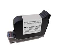 GKYQVE Cartuccia a getto d'inchiostro nera PS100 per stampanti non crittografate Asciugatura rapida su più superfici Codice a barre data ora 10CM