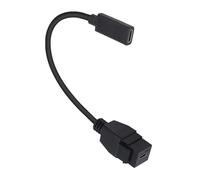 GKYQVE Cavo di prolunga USB C Keystone Tipo C femmina a femmina con blocco sicuro per ricarica rapida e trasferimento dati 20 CM USB C Keystone Adapter