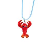 GKYQVE Collana con ciondolo a forma di pesce smaltato, corda unica, multifunzionale, adatta per ogni occasione, Misura unica, come descritto, come descritto