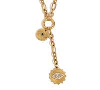 GKYQVE Collana semplice alla moda con ciondolo a forma di cuore, gioielli per il collo per coppie giovani o amiche intime, accessorio alla moda per donne