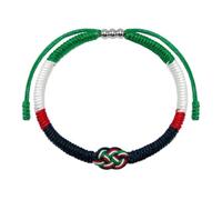 GKYQVE Corda in cotone alla moda fatta a mano portatile robusto braccialetto gioielli accessorio per attività all'aperto cavo robusto, Misura unica, come descritto