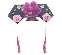GKYQVE Dyansty Cappello da principessa per donna cinese reale fiore fascia per capelli spettacoli teatrali antico copricapo evento formale copricapo
