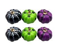 GKYQVE Elegante centrotavola stagionale a forma di zucca, collezione di zucche per feste di Halloween, espositore da scrivania unico per decorazioni eleganti e zucche