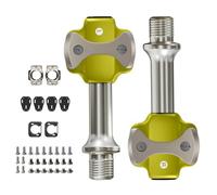 GKYQVE Leggeri leghe di alluminio Pedali per bici da strada senza clip Auto Biciclette Ciclismo Parti Cuscinetto sigillato Clipless Leggero Lega di Alluminio Blocco Automatico per Bici da Strada e