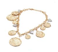 GKYQVE Multiuso Amore Cuore Distintivo Dichiarazione Collana Robusta Lega Collo Pezzi Per Le Donne Gioielli Moda Abiti Eleganti Gioielli Da Donna, Misura unica, come descritto, come descritto