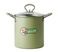 GKYQVE Pentole in miniatura per dormitori e uffici Pentole piccole ad alta efficienza energetica con impugnatura comoda antiaderente casseruola ad alta efficienza energetica