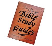 GKYQVE Quaderno per studio biblico con copertina in pelle e 66 pagine per analisi quotidiana delle Scritture e monitoraggio delle riflessioni