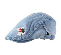 GKYQVE Ragazze Casual Berretti Pittore Cappello Francese Duckbill Berretti per Ragazze Street Photography Club Wear Donne Cappelli, Colore: blu., Taglia unica