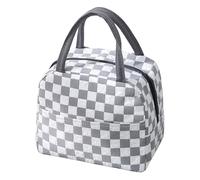 GKYQVE Robusta borsa termica per la preparazione dei pasti in tessuto Oxford resistente all'acqua, spazioso scomparto per lavoro, escursionismo, quotidianamente, griglia a bolle per alimenti per cene