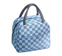 GKYQVE Robusta borsa termica per la preparazione dei pasti in tessuto Oxford resistente all'acqua, spazioso scomparto per lavoro, escursionismo, quotidianamente, griglia a bolle per alimenti per cene