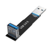GKYQVE Scheda di estensione USB 3.0 E avanzata Tipo E maschio a femmina Adattatore 90 ° Affidabile Computer Connessione e adattamento USB3.0-E Scheda di trasferimento dati USB