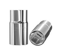GKYQVE Set di 2 chiavi a bussola per pneumatici da 17-19 mm e 21-23 mm, design a doppio lato, compatibile con chiavi a cricchetto e utensili elettrici, kit di strumenti portatili per la manutenzione