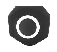 GKYQVE Spessa copertura per filtro in schiuma per microfoni acustici, installazione rapida, per eliminare gli effetti indesiderati in casa, studio, registrazioni in spugna, copertura per parabrezza