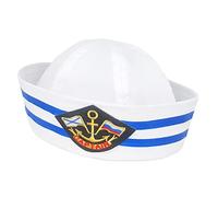 GKYQVE Unisex Adulto Yacht Barca Nave Marinaio Capitano Cappello Costume Cap Navy Marine Ricamato 's Cappelli Per Uomini Donne Bulk Barca Cappelli Adulti Per Il Partito Bulk Per Le Donne Compleanno