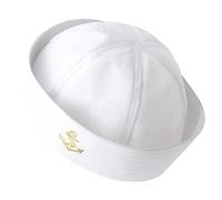 GKYQVE Unisex Adulto Yacht Barca Nave Marinaio Capitano Cappello Costume Cap Navy Marine Ricamato 's Cappelli Per Uomini Donne Bulk Barca Cappelli Adulti Per Il Partito Bulk Per Le Donne Compleanno