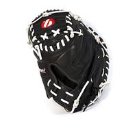 GL-201 - Guanto da baseball in pelle Catcher per adulti 31", colore nero (RH)
