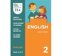 GL Assessment 11+ Practice Papers English Pack 2 (Multiple Choice) (Tascabile)