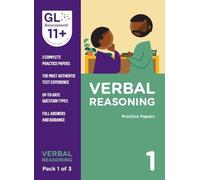 GL Assessment 11+ Practice Papers Verbal Reasoning Pack 1 (Multiple (Tascabile)