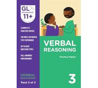 GL Assessment 11+ Practice Papers Verbal Reasoning Pack 3 (Multiple (Tascabile)