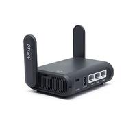 GL.iNet AXT1800 (Slate AX) Router WiFi 6 Gigabit Dual Band per Casa & viaggio, Portatile, AX1800Mbps, 3 Porte Gigabit, 1 Porta USB 3.0, VPN, WPA3, IPV6, MU-MIMO, 512GB Slot Per Scheda TF