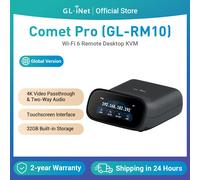 GL.iNet Comet Pro (GL-RM10) KVM Remoto Wi-Fi 6 4K@30Hz Passthrough Touchscreen 32GB EMMC Accesso Remoto Recupero Dopo Disastri