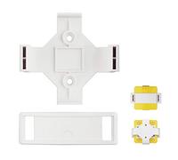 GL.iNet WiFi Router Holder Wall Mount with Screws, Compatible with GL-AR150, GL-AR150-Ext, GL-AR300M, GL-AR300M-Ext, GL-MT300N-V2 Mini Router, Networking Device Bracket, Easy to Install (White)