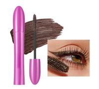GL-Turelifes Colorful Mascara Colorful Fibre Mascara Charmante, pennello spesso, curling, mascara durevole con ciglia spesse e lunghe, impermeabile e resistente alle sbavature (#9 marrone, pezzi)