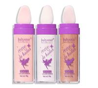 GL-Turelifes Evidenziatore Soffio Fairy Stick Polvere Glitter Sciolta Pennello Contouring Powder Shimming Powder Tiktok Trucco (SetB)