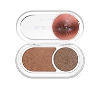 GL-Turelifes Holographic Double Glitter Eyeshadow Palette Eyeshadow, Pearl Color Metallic Shimmer Eyeshadow, scintillante angolo interno per gli occhi, cremoso mini occhio, trucco Iridescent Fairy (03
