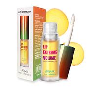GL-Turelifes Lip Plumper Lucidalabbra, Ginger Mint Balsamo per le labbra Plumper Lip Volume estremo, Migliora le labbra idratate, Idrata, Elimina le rughe della secchezza (Giallo)