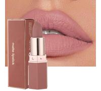 GL-Turelifes Rossetto opaco Rossetti rossi vellutati Impermeabili a lunga tenuta Levigante Tazza antiaderente Rossetti colori sexy (# 03 Nudo)
