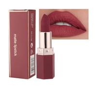 GL-Turelifes Rossetto opaco Rossetti rossi vellutati Impermeabili a lunga tenuta Levigante Tazza antiaderente Rossetti colori sexy (# 05 Umber)