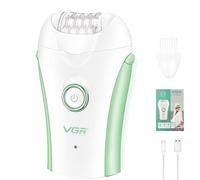 Glabrouse - Epilatore epilatore da donna, epilazione facciale con rifinitore per sopracciglia, per pelli sensibili al viso, bikini, viso, braccia, gambe, ascelle, colore verde