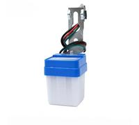 Glac Store Interruttore Crepuscolare da Esterno, PVC Bianco e Blu, 44,1x46x95mm, IP44, Sensore Automatico Giorno/Notte, AC 110-240V, 1380W, Montaggio a Parete con Tasselli