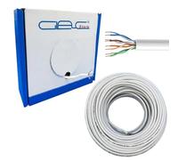 Glac Store Matassa LAN CAT.5E UTP, Cavo di Rete Ethernet Gigabit 10/100/1000, 8 Fili 24 AWG, CCA 0,5mm, Ideale per Streaming, Gaming, Videosorveglianza, 50/100/305 Metri (100m)