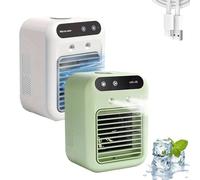 Glacier Breeze AC, 2025 New Glacier Breeze Portable Ac Unit, 30 Seconds Enjoy Rapid Cooling, No Installation, Cooling Comfort, Ultra-Quiet, Evaporative Cooler PortableAc for Office (2Pcs)