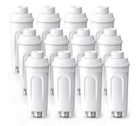 GLACIER FRESH 12x Filtro Addolcitore Acqua Ricambio per Macchine da Caffè Automatiche De'Longhi® DLSC002, Compatibile con Serie ECAM, ESAM, ETAM - Facile da Installare