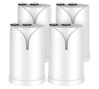 GLACIER FRESH Filtro acqua rubinetto ON TAP V/V-MF (4×600L) | compatibile con Brita On Tap Pro, Riduce il 99% cloro, PFAS, microplastiche, metalli e cattivi odori, acqua miglior gusto