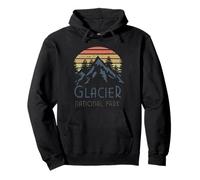Glacier National Park Montana Campeggio Escursioni Souvenir Felpa con Cappuccio