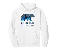 Glacier National Park Montana Felpa con Cappuccio