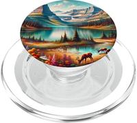 Glacier National Park USA Bella Pittura A Olio PopSockets PopGrip per MagSafe
