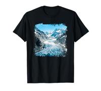 Glacier Valley Alpine Ice Mountain Picaks Maglietta
